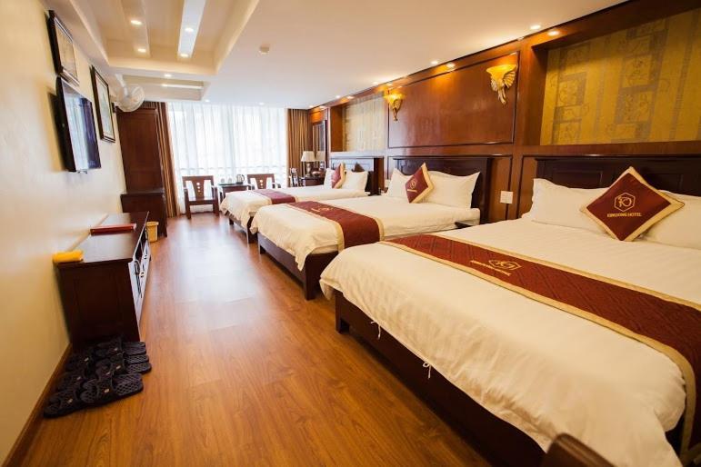 Khach San Kim Dong Hotel Hoang Nga Eksteriør billede